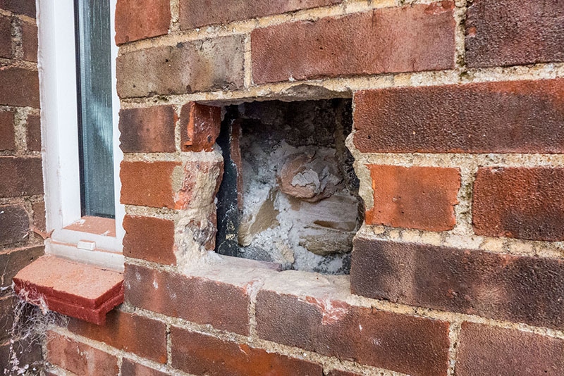 faulty cavity wall insulation